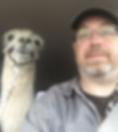 Dolly Llama selfie with Steve in the van.